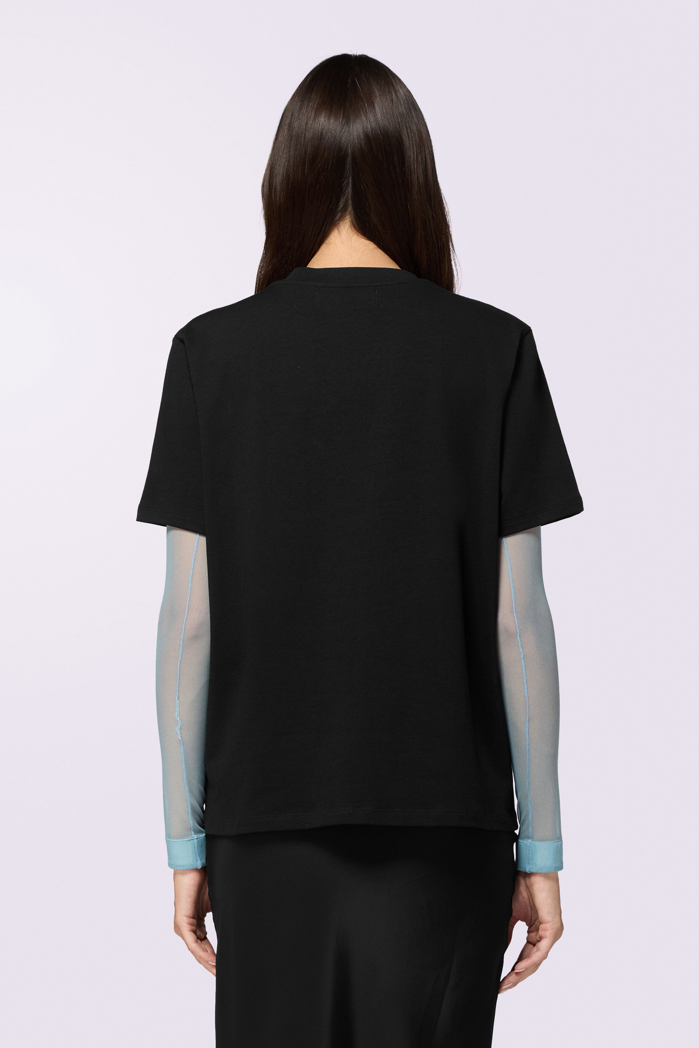 Glitter Star Logo Regular T-Shirt Black